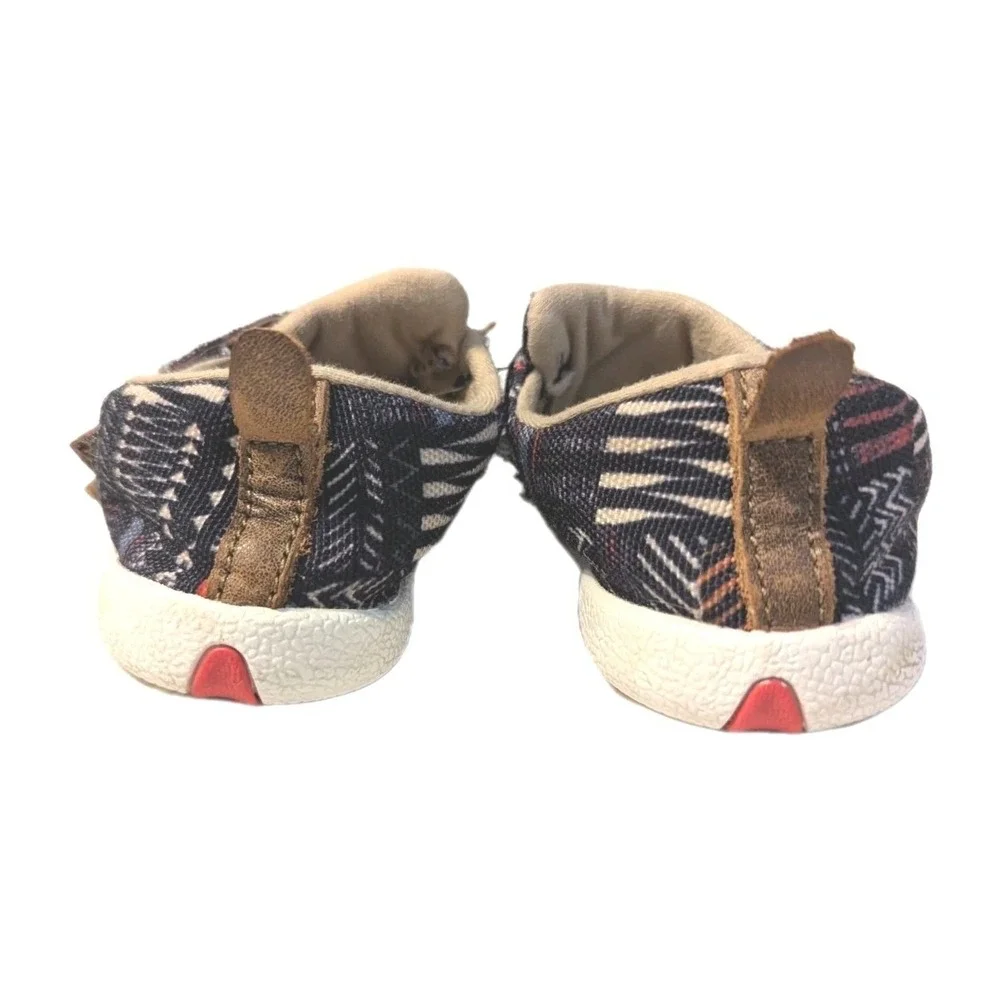 Twisted X ICA0020 Infant Kicks Multi Color Geometric Fabric Leather Shoes 5M